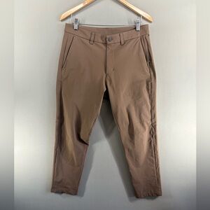 Lululemon ABC Classic-Fit 5 Pocket Pant 32 Warpstreme Brown Men's